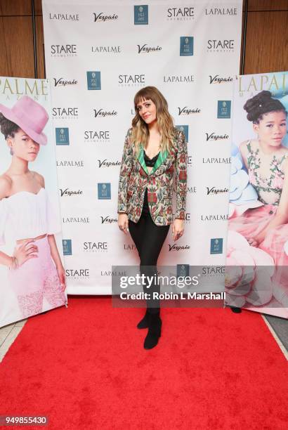 Singer BELLSAINT attends the LaPalme Magazine Spring Issue Launch at Vespaio on April 21, 2018 in Los Angeles, California.