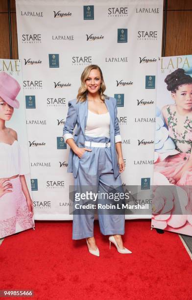 Actor Danielle Savre attends the LaPalme Magazine Spring Issue Launch at Vespaio on April 21, 2018 in Los Angeles, California.