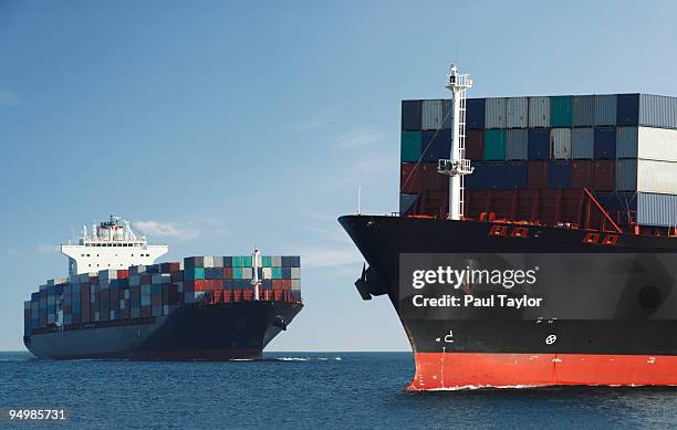 Two Cargo Ships Photos and Premium High Res Pictures - Getty Images