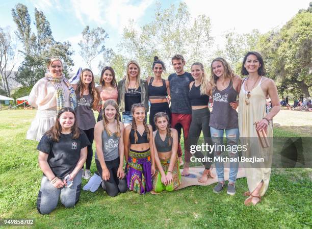 Nikki Reed, Francia Raisa, Nikki Reed, Natalie Backman, Carolyn Wakefield, Nicholas Coolridge, Dana Arnold, and Imagine Fest Young Leaders attend...