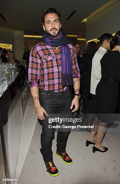 Lorenzo Martone attends the Prada Book Launch Party at the Prada Boutique on December 15, 2009 in Toronto, Canada.
