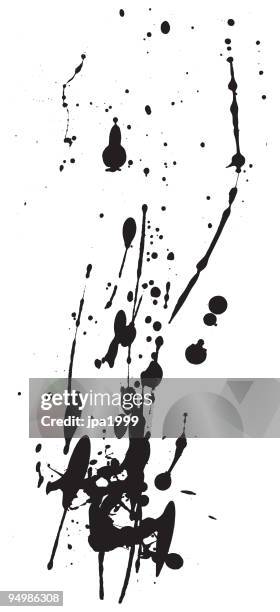 splatter pattern - oil splash stock illustrations