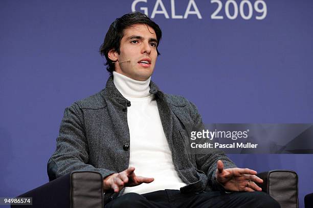 Brazil's Kaka during a Press Conference for the FIFA 2009 Men's Player of the Year at the Kongresshaus on December 21, 2009 in Zurich, Switzerland.