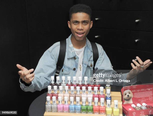 Bryce Xavier arrives for Brand Bash Canine's And Cocktails To Benefit The Little Red Dog held at Sowden House on April 21, 2018 in Los Angeles,...