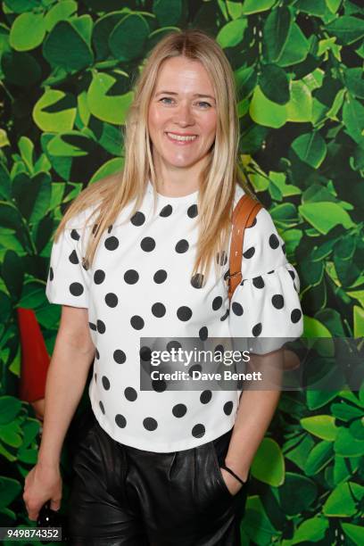 Edith Bowman attends the Family Gala Screening of "Sherlock Gnomes" hosted by Sir Elton John and David Furnish at Cineworld Leicester Square on April...