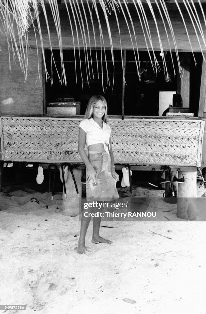 Cheyenne Brando chez elle à Tahiti