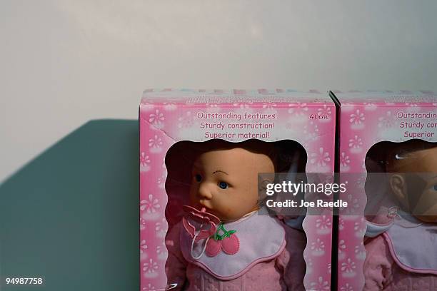 Dolls are shown that the U.S. Customs and Border Protection intercepted and were deemed to have violated intellectual property rights on December 21,...