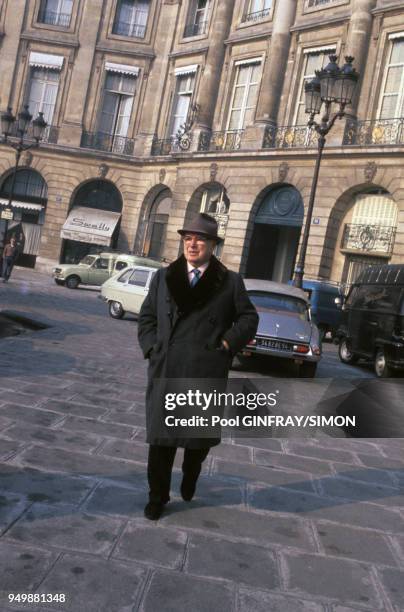 Charlie Chaplin à Paris en 1973, France.