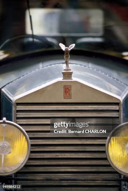 Voiture Rolls Royce à la cité de l'automobile- collection Schlumpf le 10 juillet 1982 à Mulhouse, France.