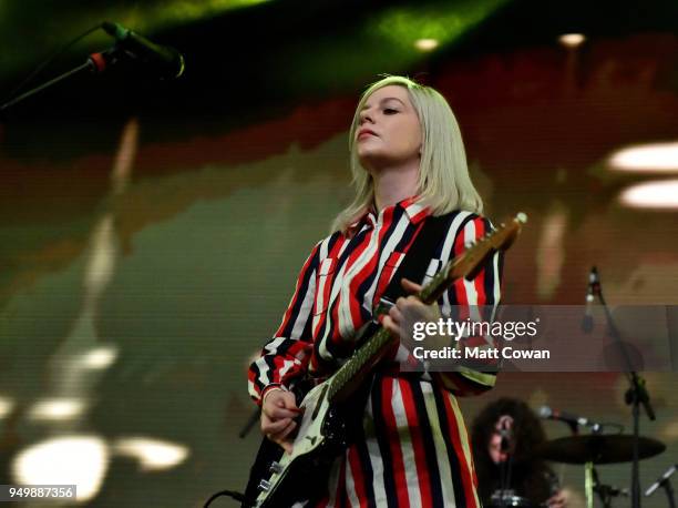 Molly Rankin of Alvvays performs onstage during the 2018 Coachella Valley Music And Arts Festival at the Empire Polo Field on April 21, 2018 in...