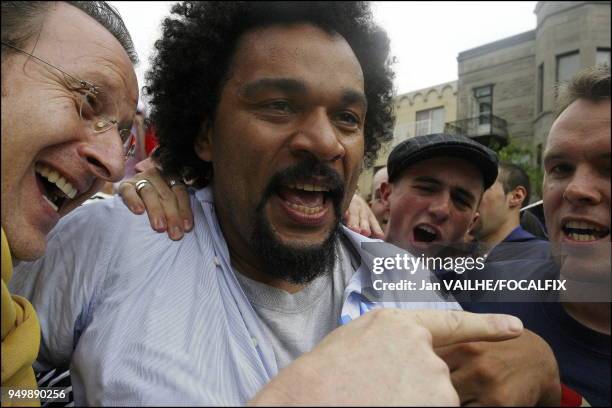 Dieudonne a Montreal lors du quart de finale.France-Bresil.