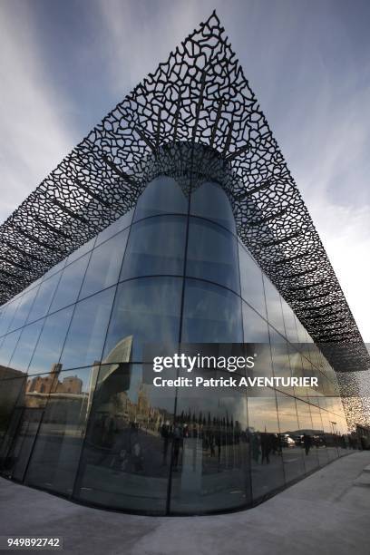 The MuCEM , Museum of European and Mediterranean Civilisations design by architect Rudy Ricciotti for Marseille European Capital of culture 2013.