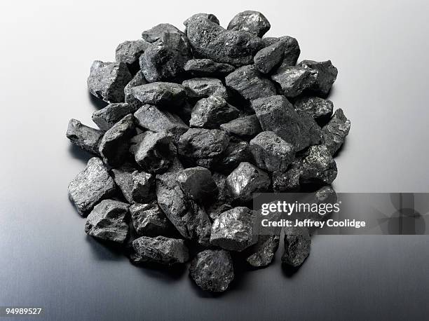 pile of coal - charcoal stock pictures, royalty-free photos & images