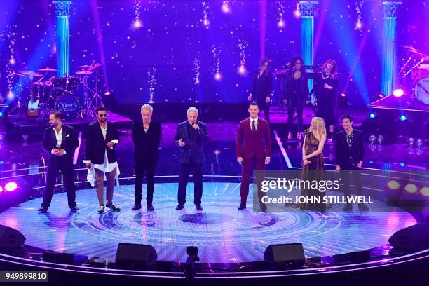 British tenor Alfie Boe, US musician Shaggy, British musician Sting, British singer Tom Jones, Australian singer Kylie Minogue and British...