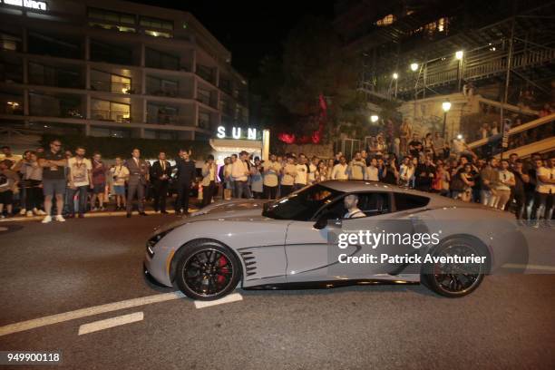 Supercars spotters taking pictures and videos during the Top Marques Monaco at the Grimaldi Forum on April 22, 2018 in Monte-Carlo, Monaco.The Top...