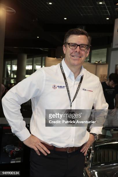 Aaron Shelby grandson of car designer Carroll Shelby during the Top Marques Monaco at the Grimaldi Forum on April 22, 2018 in Monte-Carlo, Monaco.The...