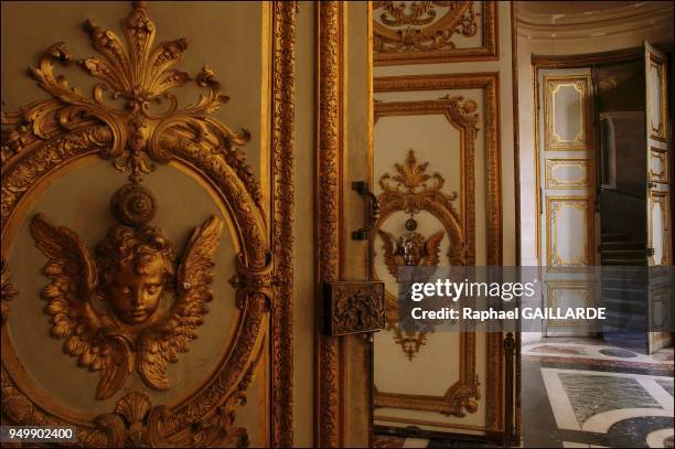 At the entrance to the Chapel Royal, two staircases lead to the royal tribune from where the King would attend daily mass. In reality, the King never...