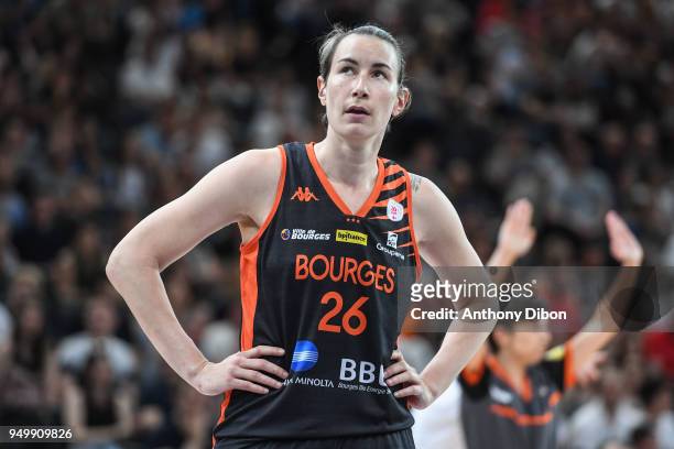 Elodie Godin of Bourges during the French Final Cup match between Charleville and Bourges at AccorHotels Arena on April 21, 2018 in Paris, France.
