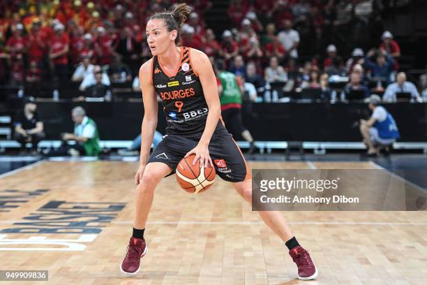 Laia Palau of Bourges during the French Final Cup match between Charleville and Bourges at AccorHotels Arena on April 21, 2018 in Paris, France.