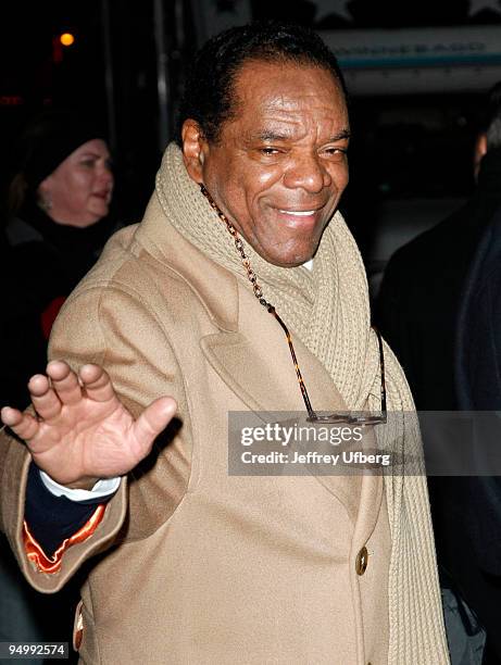 Comedian John Witherspoon visits "Late Show With David Letterman" at the Ed Sullivan Theater on December 21, 2009 in New York City.