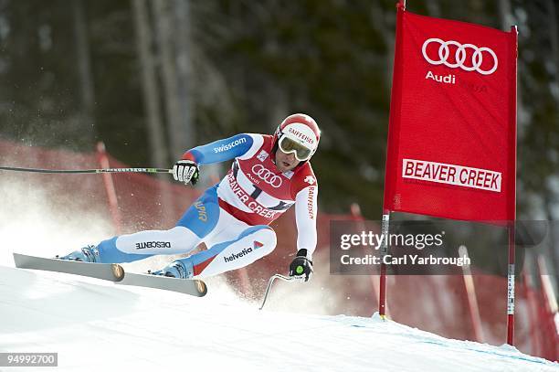 Audi FIS Ski World Cup: Switzerland Silvan Zurbriggen in action during Men's Downhill at Beaver Creek Resort. Beaver Creek, CO 12/5/2009 CREDIT: Carl...