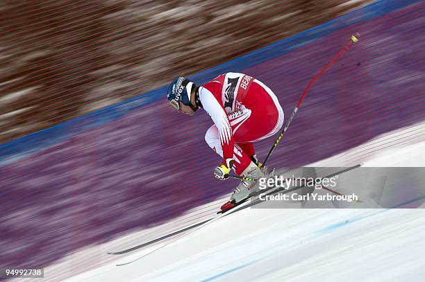 Audi FIS Ski World Cup: Austria Andreas Buder in action during Men's Downhill training at Beaver Creek Resort. Beaver Creek, CO 12/2/2009 CREDIT:...