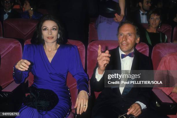 Présentation du film de Claude Lelouch 'Un Homme et une femme, 20 ans déjà' avec Anouk Aimée et Jean-Louis Trintignant au Festival de Cannes le 9 mai...