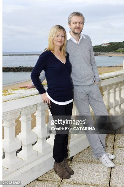 Actress Laure Marsac with her boyfriend, actor and director Ivan Taieb.