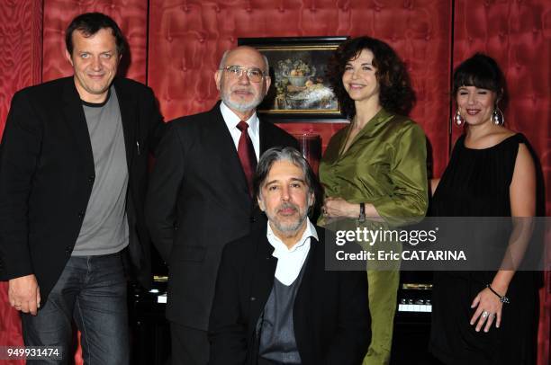 President of the Jury Ariel Zeitoun surrounded by jury's members Carmelo Romero, Anna Galiena, Alfred Lot and Delphine Gleize.