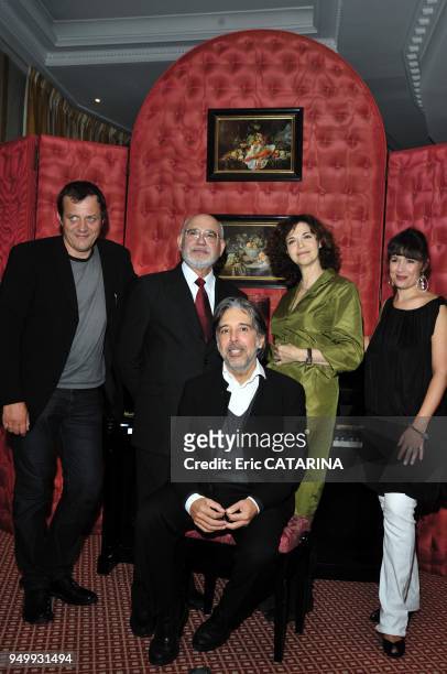 President of the Jury Ariel Zeitoun surrounded by jury's members Carmelo Romero, Anna Galiena, Alfred Lot and Delphine Gleize.