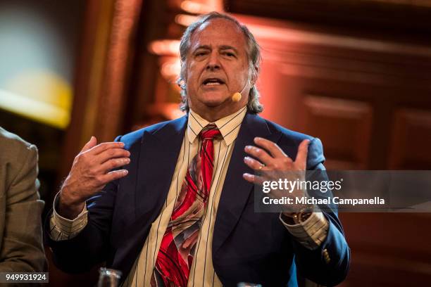 Stewart F. Lane during the 'J! International Symposium - Jewish New York' at Berns Hotel on April 22, 2018 in Stockholm, Sweden.