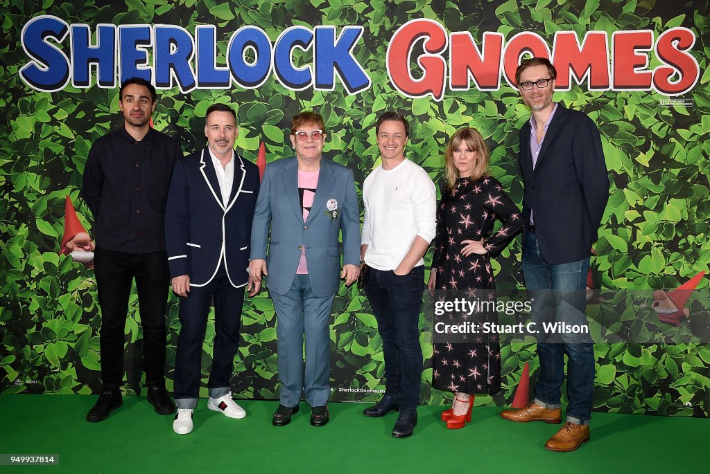 'Sherlock Gnomes' London Family Gala hosted by Sir Elton John and David Furnish