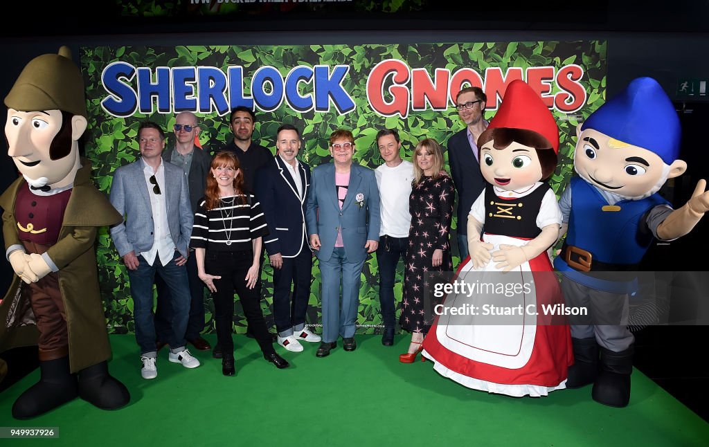 'Sherlock Gnomes' London Family Gala hosted by Sir Elton John and David Furnish