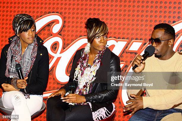 December 11: Dirty Money is interviewed at the "Coca-Cola Lounge" in Chicago, Illinois on December 11, 2009.