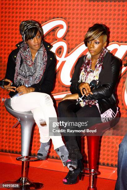 December 11: Dirty Money is interviewed at the "Coca-Cola Lounge" in Chicago, Illinois on December 11, 2009.