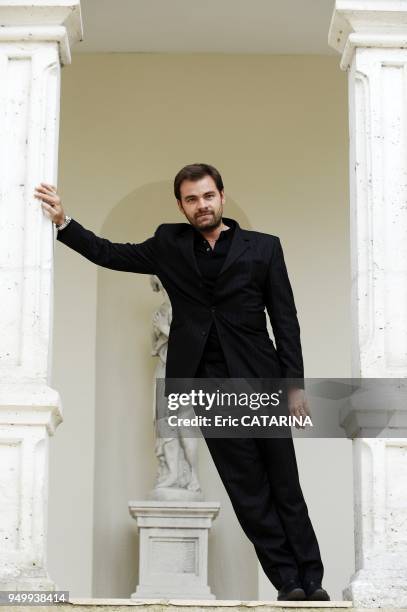 18th Festival du Film de Sarlat.Photocall of French actor Clovis Cornillac.