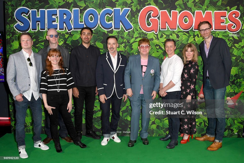 'Sherlock Gnomes' London Family Gala hosted by Sir Elton John and David Furnish