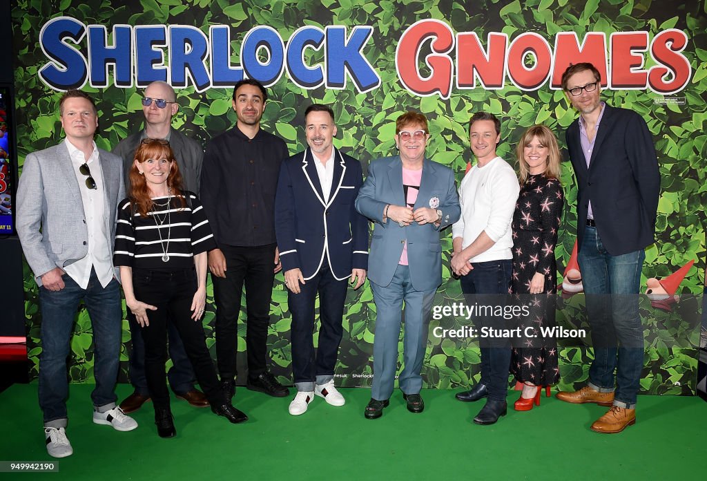 'Sherlock Gnomes' London Family Gala hosted by Sir Elton John and David Furnish