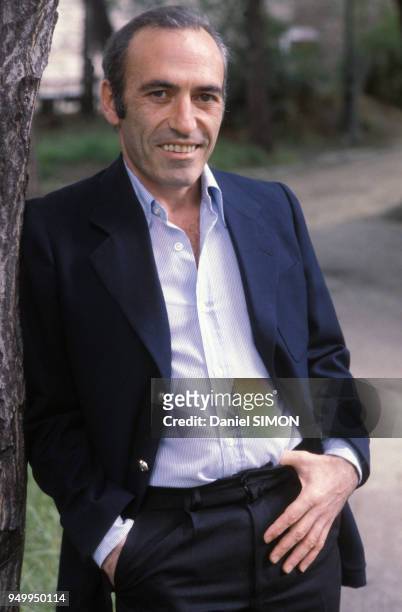 Portrait de Miguel Angel Estrella, pianiste, en juillet 1980 à Paris, France.