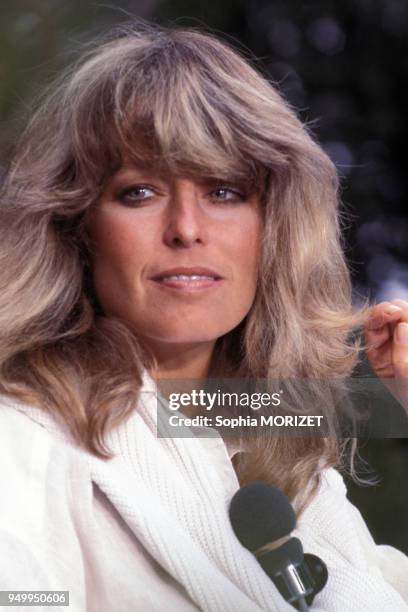 Farrah Fawcett.