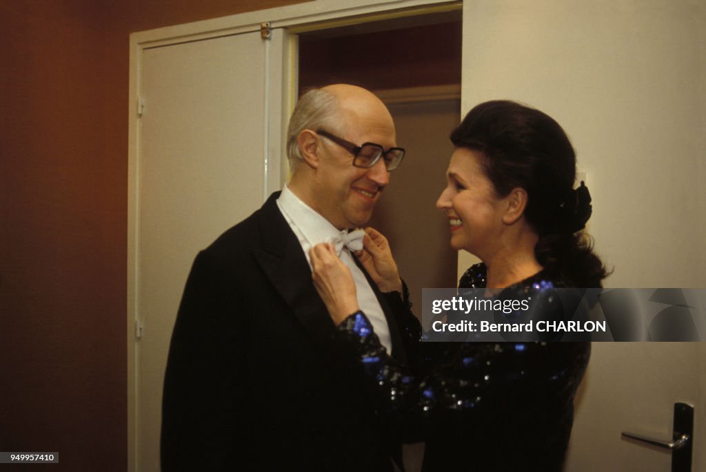 Rostropovitch et Galina Vichnevskaïa à Paris