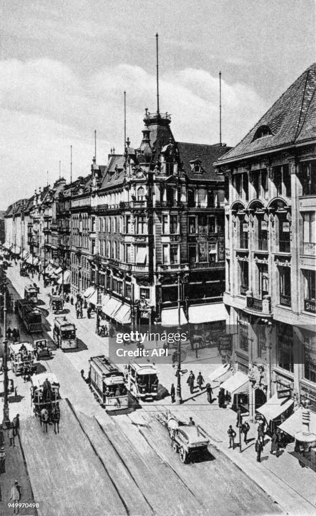 Circulation en ville dans le vieux Berlin