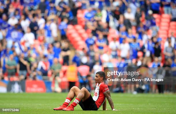 Southampton's Mario Lemina during the Emirates FA Cup semi-final match at Wembley Stadium, London.