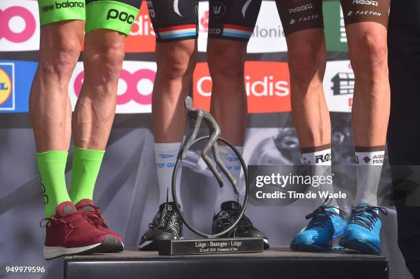 Podium / Michael Woods of Canada and Team EF Education First - Drapac P/B Cannondale / Bob Jungels of Luxembourg and Team Quick-Step Floors / Romain...