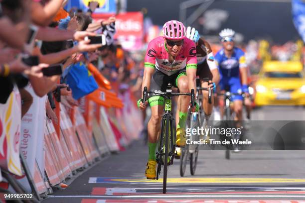 Arrival / Sprint / Michael Woods of Canada and Team EF Education First - Drapac P/B Cannondale / Romain Bardet of France and Team AG2R La Mondiale /...