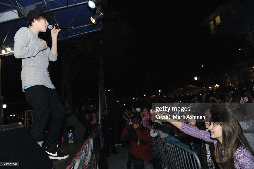 Getty Rudia DISNEY - December 19, 2009 - N.B.T. winner Jasmine Sagginario opens ...