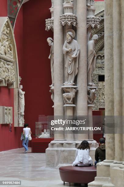 The Gallery of Casts, Cite de l Architecture et du Patrimoine museum, Palais du Trocadero, 16 th district in Paris, Ile de France region, France.