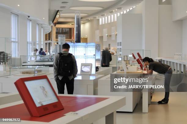 The gallery of Modern and Contemporary Architecture, Cite de l Architecture et du Patrimoine museum, Palais du Trocadero, 16 th district in Paris,...