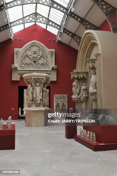 The Gallery of Casts, Cite de l Architecture et du Patrimoine museum, Palais du Trocadero, 16 th district in Paris, Ile de France region, France.