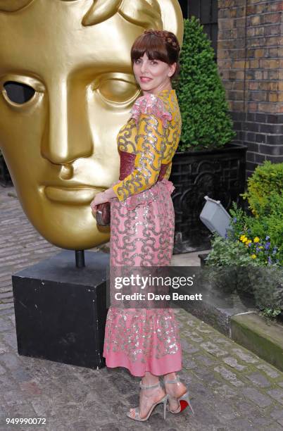 Ophelia Lovibond arrives at the British Academy Television Craft Awards held at The Brewery on April 22, 2018 in London, England.